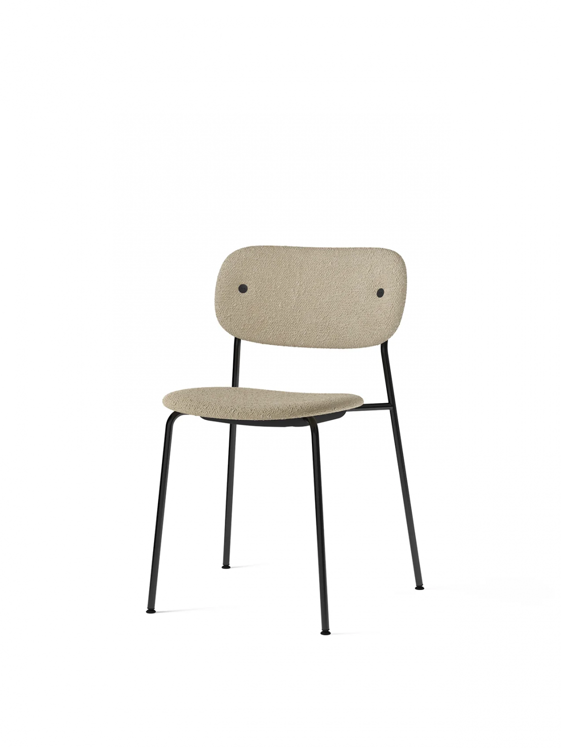 MENUCo upholstered seat, Black餐椅