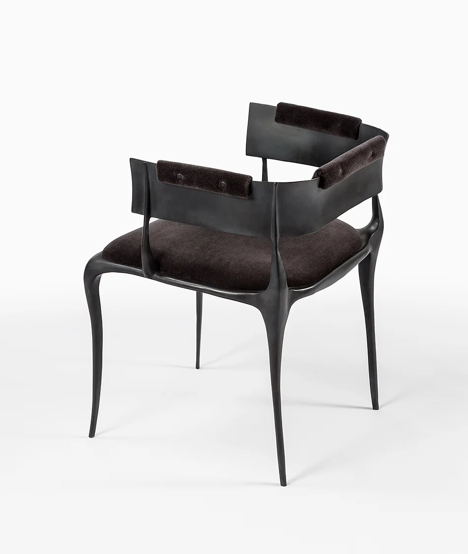 PAUL MATHIEUARIA bronze padded armchair休闲椅