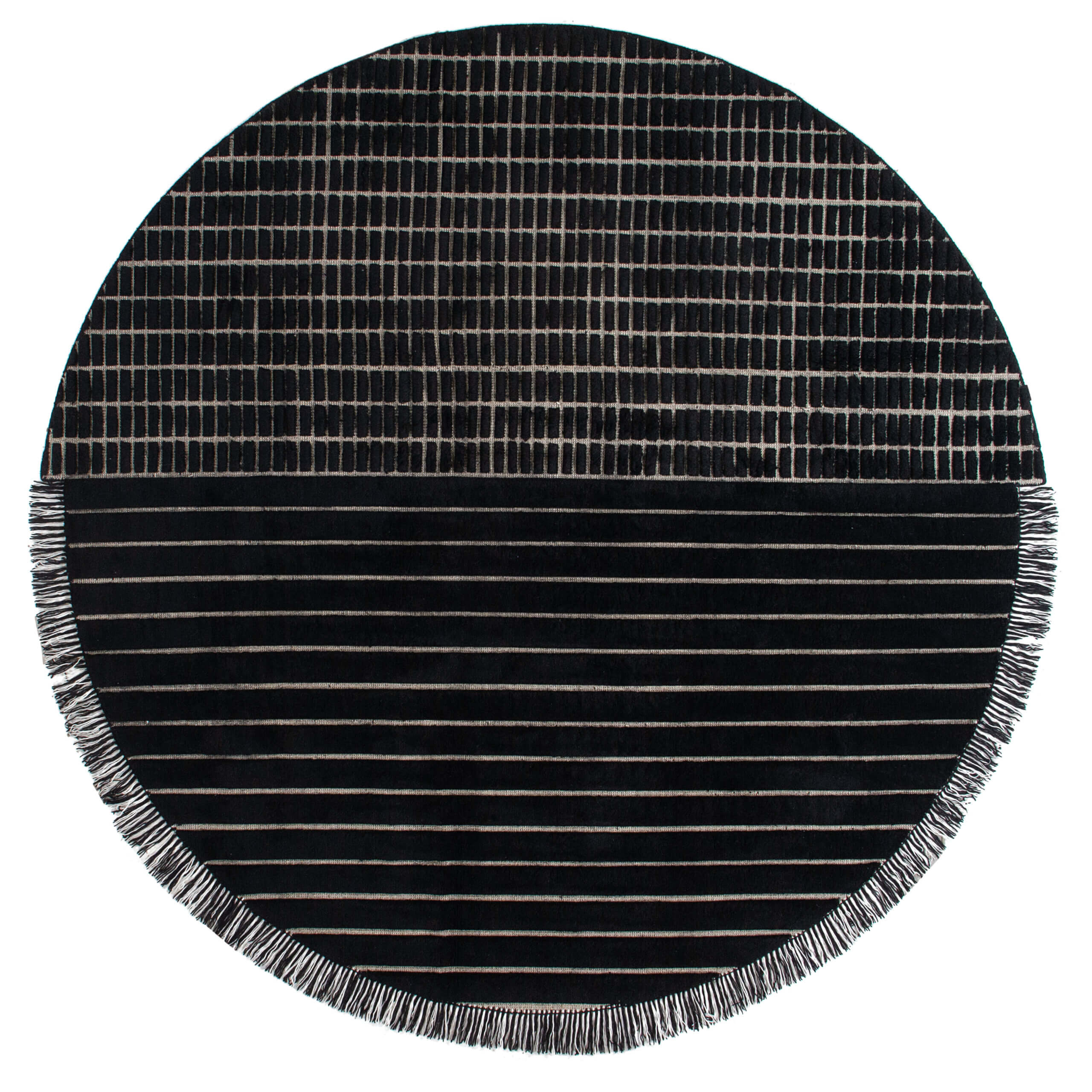 AMINIRD Grid Berber Round地毯