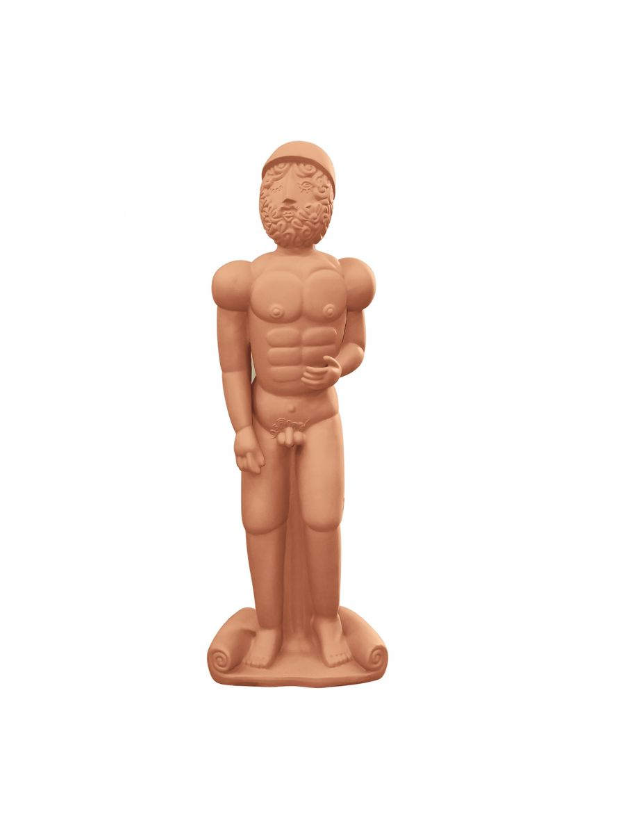 SELETTIMagna Graecia Terracotta Bronzo Helmet饰品